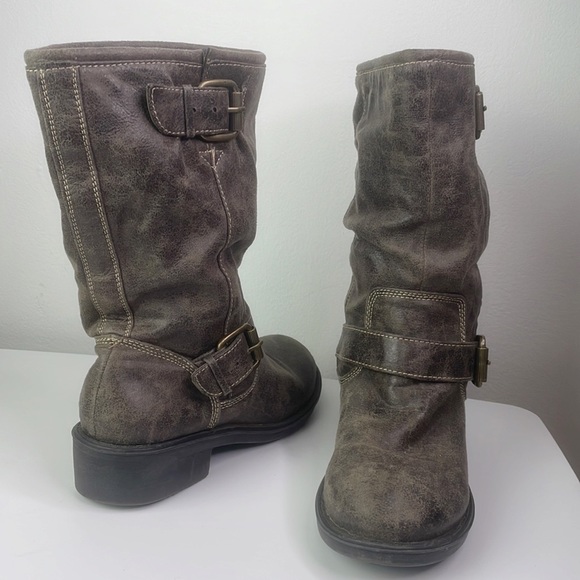 BareTraps Shoes - Baretraps Jillian Moto Boots BTF09-10223-001-78 Size:  6.5 M slip on